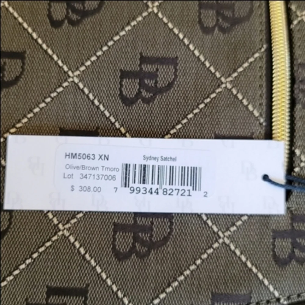 DOONEY & BOURKE Sydney Logo Leather Dome Satchel - Picture 9 of 9